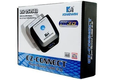 Kingwin USI-2535U3 EZ Connect USB 3.0 to SATA Connector 812348010920 - Image 1 of 3