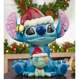 Disney Traditions Jim Shore Stitch with Scrump Christmas Holiday Figurine - NEW - Picture 1 of 3