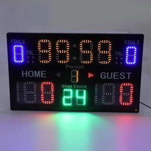 15 Digit Electronic Scoreboard LED Digital Portable Electric Scorekeeper Fo ZC - Picture 1 of 24