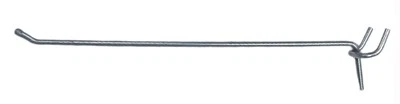 (100 PACK) USA Made 8 Inch Metal Peg Hooks For 1/8 & 1/4 Pegboard & Slatwall. - Image 1 of 3