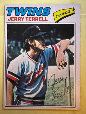 1977 Topps #513 Jerry Terrell Minnesota Twins EX - MT FREE SHIPPING - Image 1 of 2