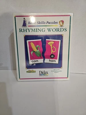 Neu versiegelt DIDAX BASIX FÄHIGKEITEN PUZZLE REIMENDE WORTE Phonetik ab 3 Jahren. - Bild 1 von 4