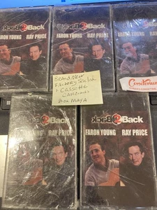 Back 2 Back by Faron Young and Ray Price Cassette Tape New & Factory Sealed - Picture 1 of 2