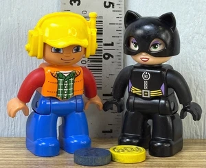 Lego DUPLO People Animals CatWoman & Airplane Pilot -GDJ-A-709 - Picture 1 of 5