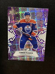 24-25 UD ICE Hockey Purple Snowflake SP Parallel 79 Connor McDavid - Picture 1 of 2