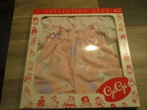 RARE! TENUE POUPEE COLLECTION GEGE (poupee 50 cm) salopette barboteuse rose - Picture 1 of 1