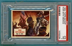 1954 Topps Scoop Krieg mit Mexiko - #78 PSA 7! - Bild 1 von 2
