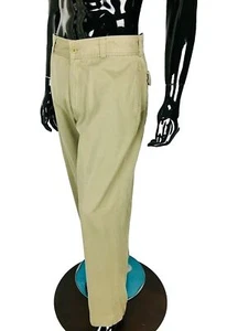 Vintage 90s Ralph Lauren Polo Sportsman Flat Front Cotton Khaki Pants Size 36X32 - Picture 1 of 10