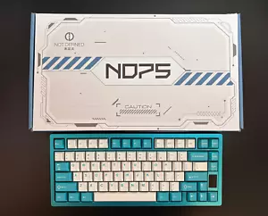 Mechanical Gaming Keyboard Chillkey ND75 Custom Typing With Hot Swap Switches - Picture 1 of 12