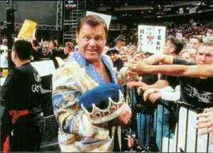 1999 Comic Images WWF SmackDown Wrestling Card #35 Jerry The King Lawler - Picture 1 of 2