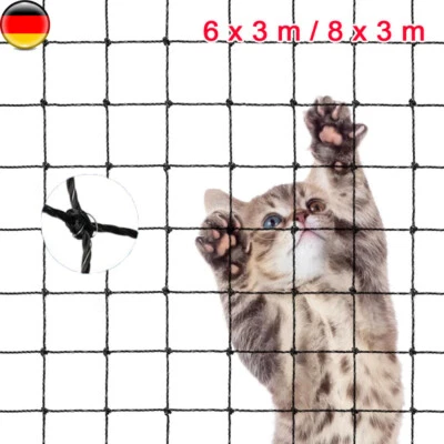 YOUKUKE Katzenschutznetz Sicherheitsnetz Katzennetz Drahtverstärkt verschiedene Größen