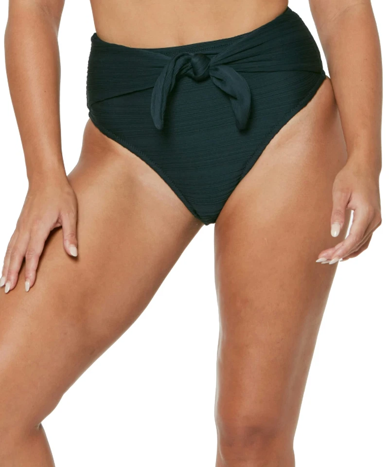 Parte inferior de bikini Jessica Simpson 294762 para mujer mezcla y combinación de primavera lisa, talla S Foto 1 de 2