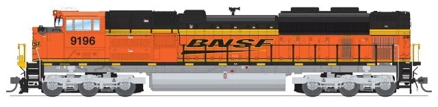 Broadway Limited ~ HO Scale ~ EMD SD70ACE BNSF #9196 ~ DC Version ~ 8700 - Image 1 of 1