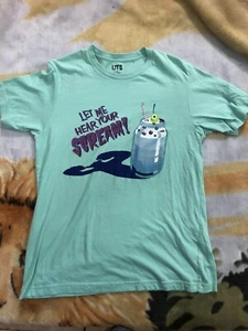 UT Uniqlo Xx Pixar xX T Shirt Sz Med Monsters Let Me Hear You Scream *Nice* - Picture 1 of 6