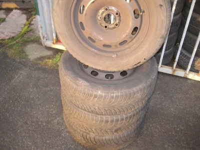 Satz Winterreifen 195/65R15 91T M+S Golf IV,,Skoda,Audi A3 ET38 - Bild 1 von 2