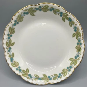 Haviland Limoges France Gold Rim Floral Scalloped 7" Bowl - Picture 1 of 4