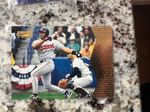 1997 PINNACLE MLB BASEBALL CARD CLEVELAND INDIANS ALBERT BELLE #100 - Picture 1 of 1