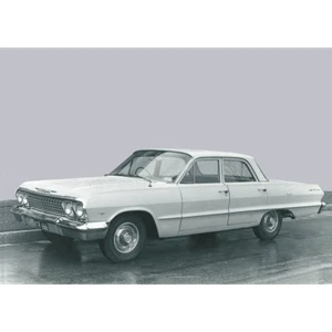 Chevrolet Bel Air estampado artístico - ensamblado australiano por GMH 1963 - póster de 2 tamaños - Imagen 1 de 7