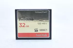 SanDisk 120MB/s Extreme S 32GB CompactFlash CF Memory Card SDCFXS-32G 32 GB - Picture 1 of 1