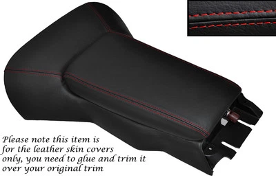 Rote Naht Mittelkonsole Abdeckung + Armlehnen F�r Corvette C5 1997-2004 - Bild 1 von 3