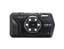 RICOH WG-6 Webcam Black Waterproof Camera 20MP Higher Resolution Images 3-inc...