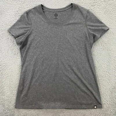 Camiseta cooperativa Rei para mujer XL rendimiento deportivo capa base elástica gris jaspeado Foto 1 de 4