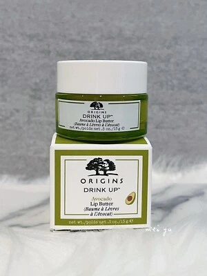 Bálsamo de mantequilla labial Origins Drink Up aguacate🥑, tamaño completo 15 g/0,15 oz, nuevo en caja Foto 1 de 4
