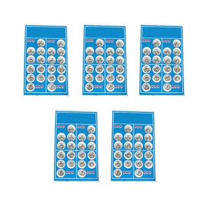 100PCS Steel Sew-On Snap Buttons Clasps Fasteners Press Studs Sewing Clothing n - Picture 1 of 10