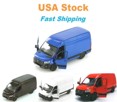 2019 Mercedes-Benz Sprinter Van Kinsmart Diecast Toy Car 5'' 1:48, Multi-colors - Image 1 of 4