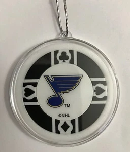 St. Louis Blues Poker Chip Christbaumschmuck Urlaub NHL Hockey - Bild 1 von 1