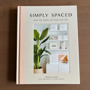 Simply Spaced by Monica Leed - Declutter and Home Style Coffee Table Hardback - Picture 1 of 4