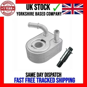 RADIADOR ENFRIADOR DE ACEITE DE MOTOR COMPATIBLE CON FORD GRAND C-MAX 1.6 ECOBOOST 2010-19 1778546 - Imagen 1 de 8