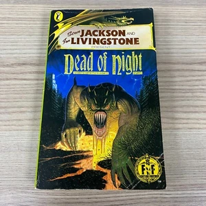 DEAD OF NIGHT FIGHTING FANTASY 1989 IAN LIVINGSTONE DRAGON BOOK 1ST EDITION - Picture 1 of 9