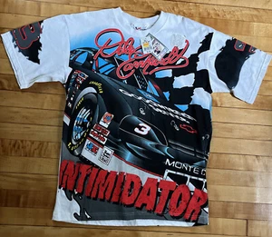 Vtg Aop Dale Earnhardt Intimidator Tshirt Tags 1996 - Picture 1 of 3