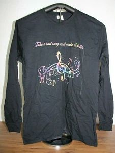 Take a sad song and make it better- Musical Long Sleeve T-Shirt Medium, Black - Bild 1 von 6