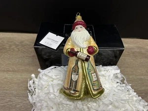 Joy to the World Collectibles Glitterazzi Vineyard Santa Claus Polish Ornament - Picture 1 of 15