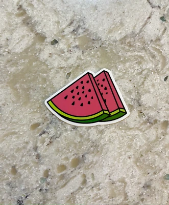 STICKER SURPLUS Watermelon Sticker l Gloss or Holographic Laminate l Waterproof Decal
