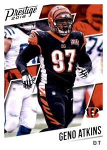 2018 Prestige Geno Atkins NFL PWE Base Card Bengals #9 - Picture 1 of 2