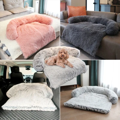 Dog Cat Pet Bed Sofa Protector Mat Fold Out Cushion Blanket Removable Cover - Image 1 of 4