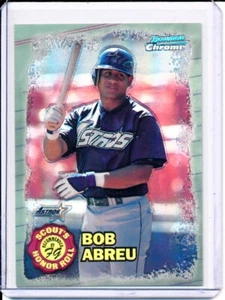 1997 Bowman Chrome Baseball Scout's Honor Roll Refractor #SHR2 Bob Abreu - Picture 1 of 1