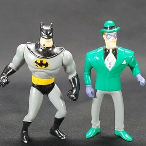 Batman Joker Animated Series Action Figure DC Comics 1993 Loose 4” NO CAPE - Picture 1 of 3