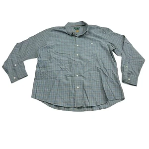 Orvis Men's Gray Plaid Button Down Long Sleeve Shirt Size XL 100% Cotton - Picture 1 of 7