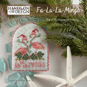 Hands On Design Counted Cross Stitch Chart ~Fa-La-La- Mingo ~HD222 - Picture 1 of 2