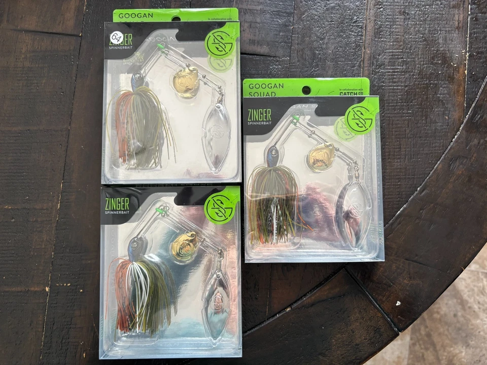 3 cebos giratorios Googan Zinger Foto 1 de 1