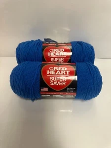 Hilo Red Heart Super Saver 7oz 364yds azul - Imagen 1 de 4