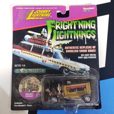 Johnny Lightning FRIGHTNING Boothill Express on Ecto-1A ERROR CARD New MOC - Image 1 of 4