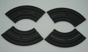 AURORA TJET 6" 1/4 CURVE TRACKS ~ 4 PC ~ GOOD COND ~ CLEAN & RACE READY 2 - Picture 1 of 5