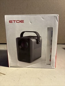 Etoe 1080P Tragbarer Outdoor Indoor Projektor Auto Keystone Filme HDMI Produktbündel - Bild 1 von 3