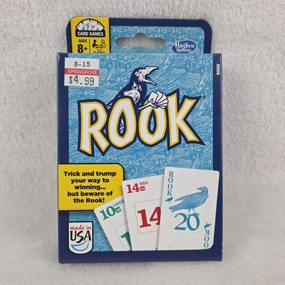Rook Card Game - Trick & Trump Your Way to Winning! - Hasbro Gaming 2014 NEW - Image 1 of 4