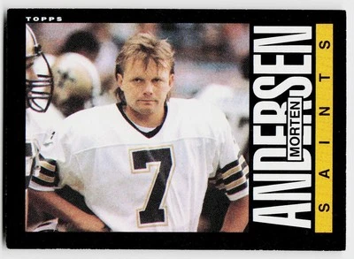 1985 Topps #101 Morten Andersen - VG - Image 1 of 2